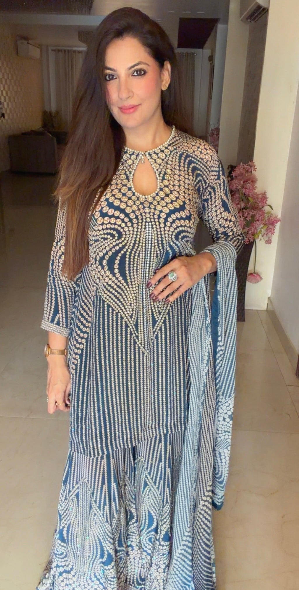 Stitched Garara set