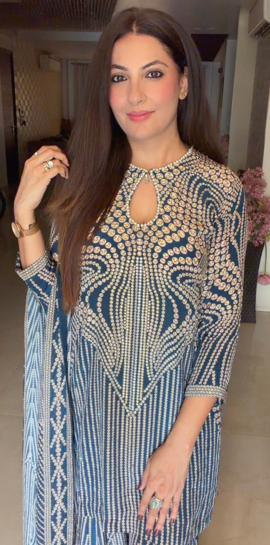 Stitched Garara set