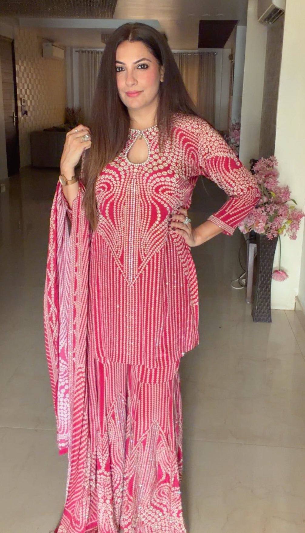 Stitched Garara set