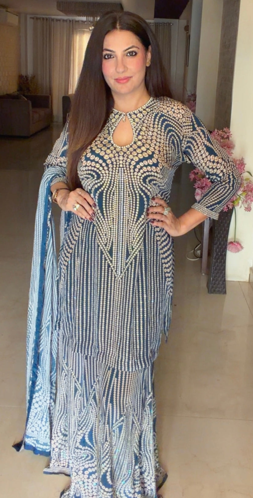 Stitched Garara set