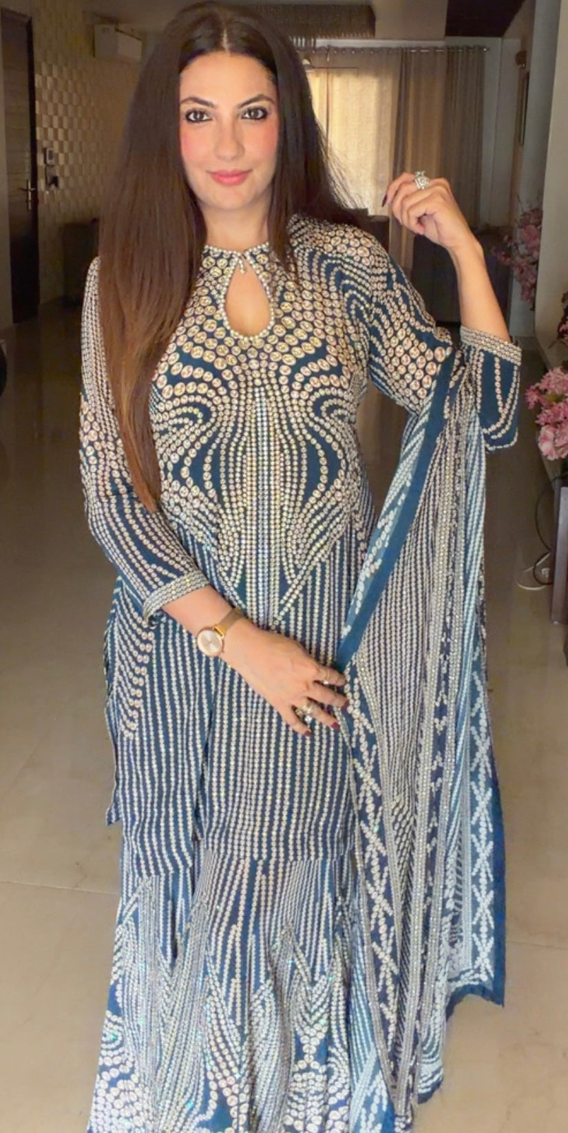 Stitched Garara set