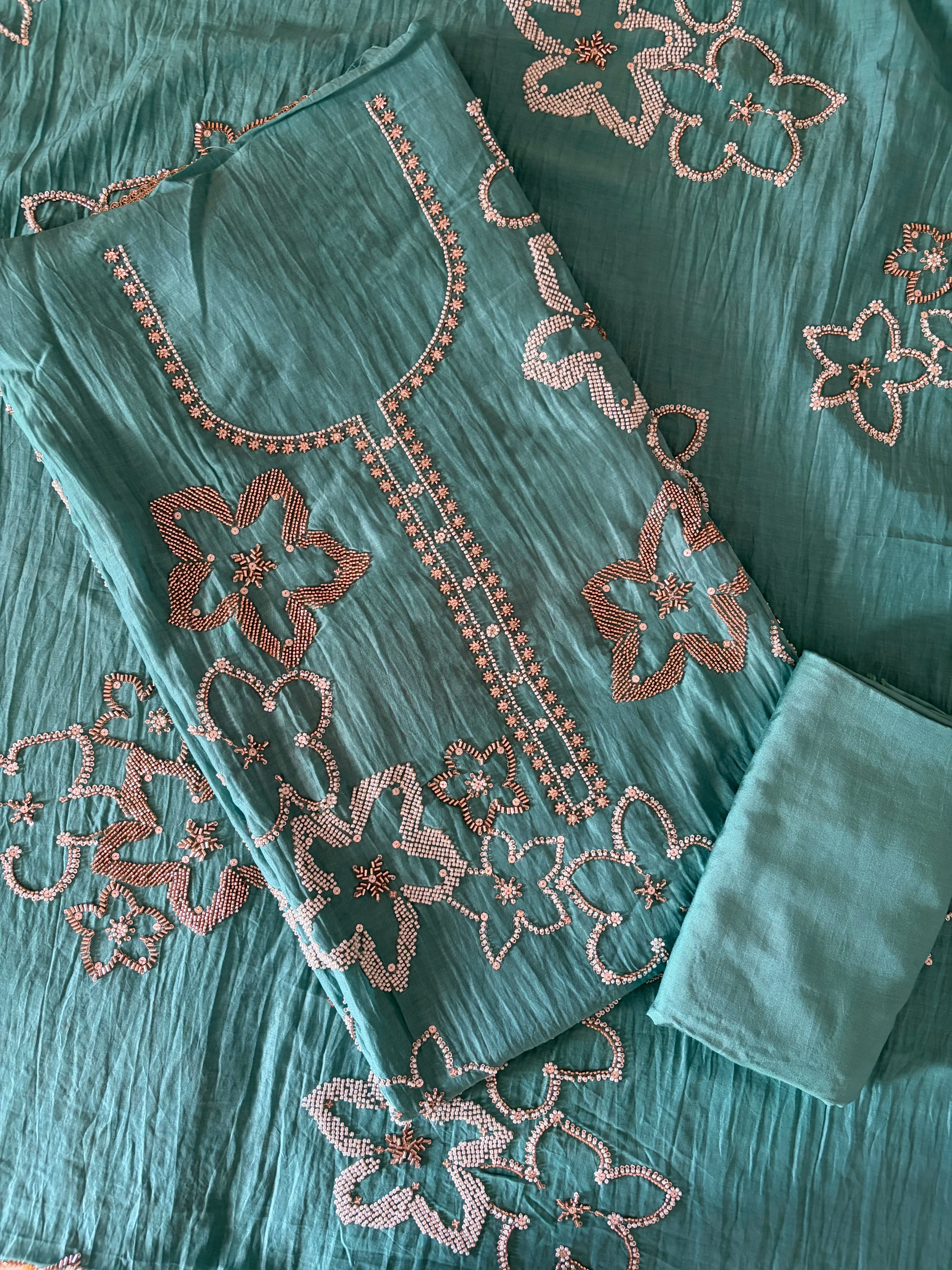 Soft Mul Cotton Unstitched Suit