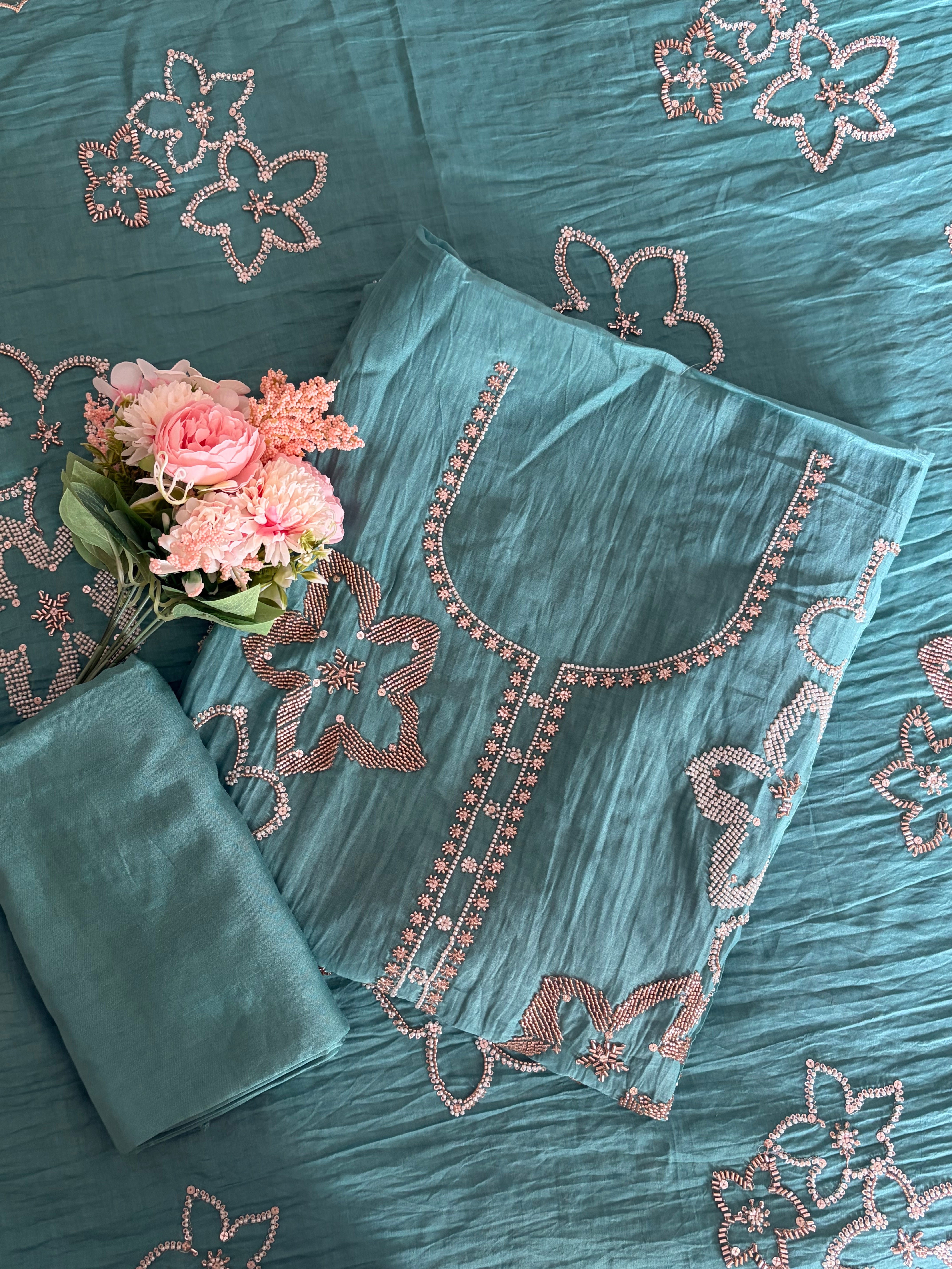Soft Mul Cotton Unstitched Suit