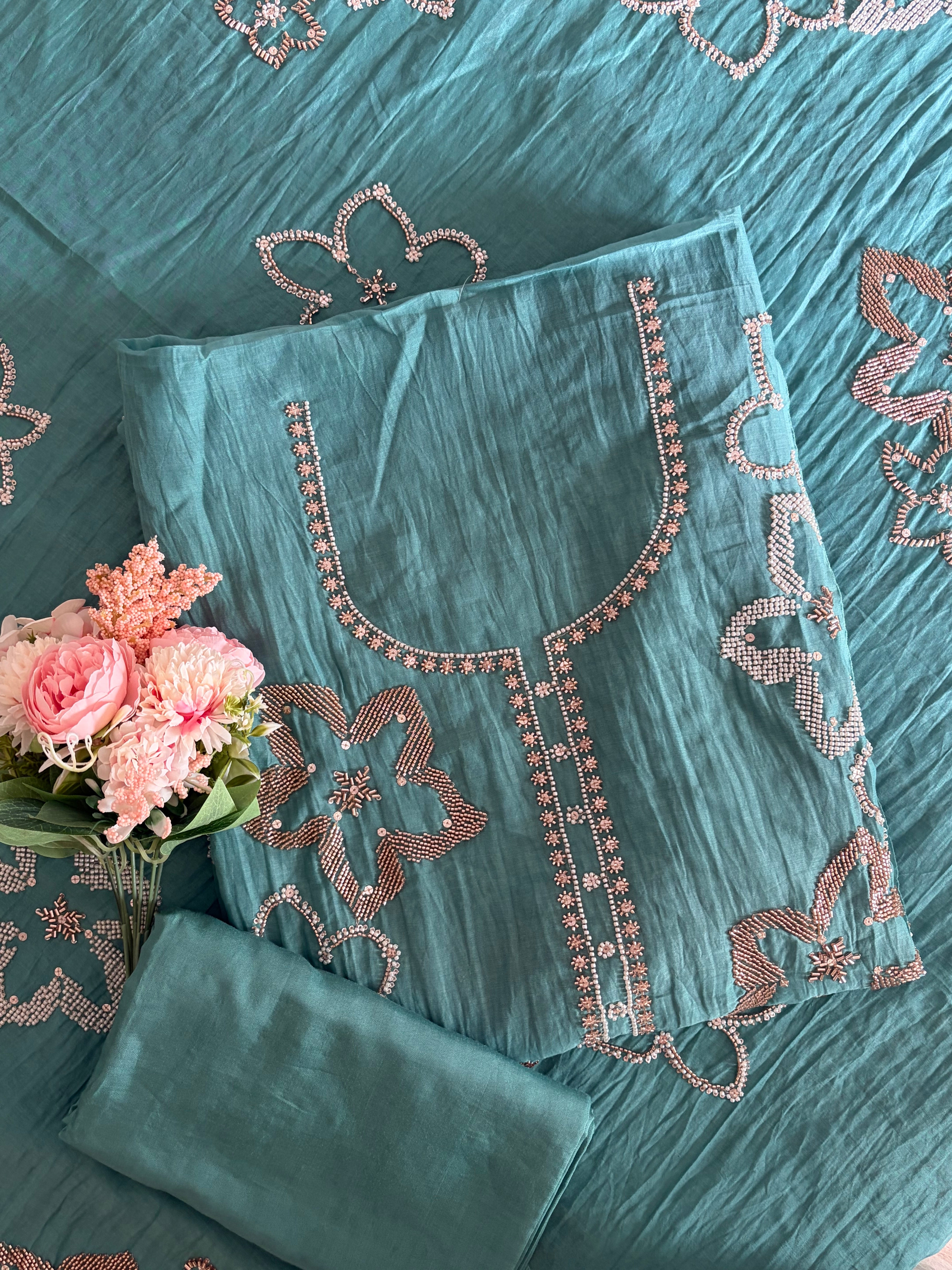 Soft Mul Cotton Unstitched Suit
