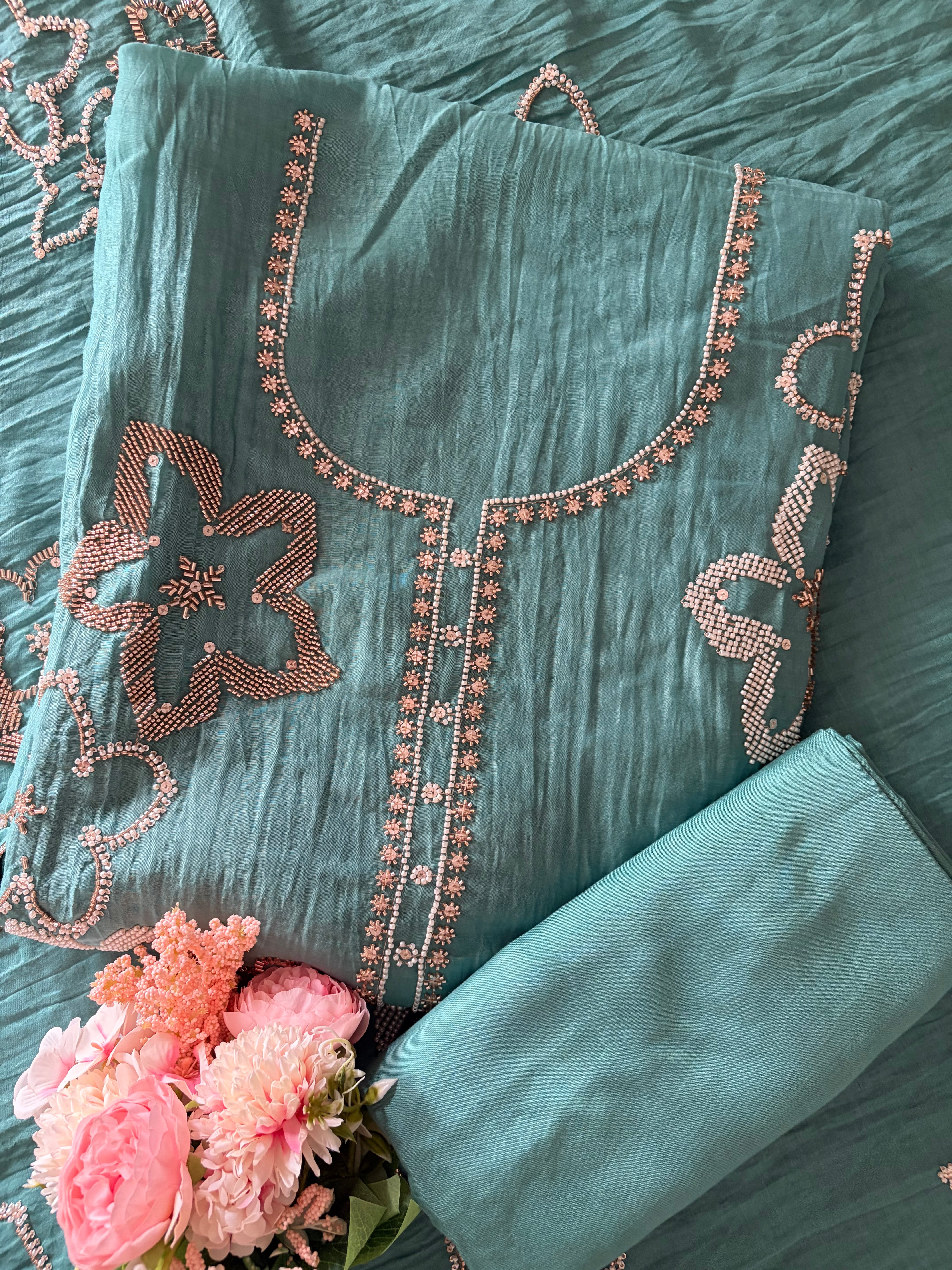 Soft Mul Cotton Unstitched Suit