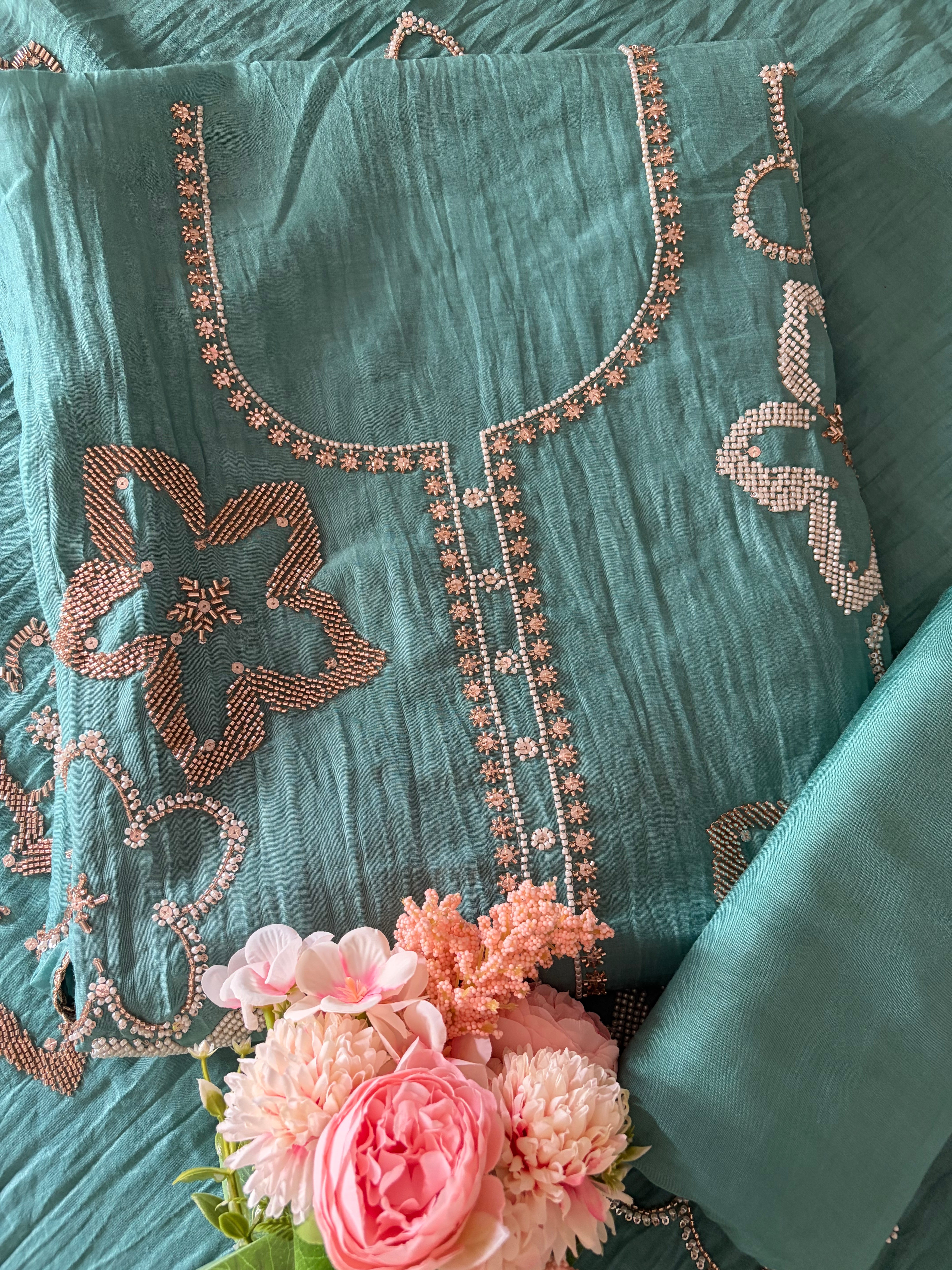 Soft Mul Cotton Unstitched Suit