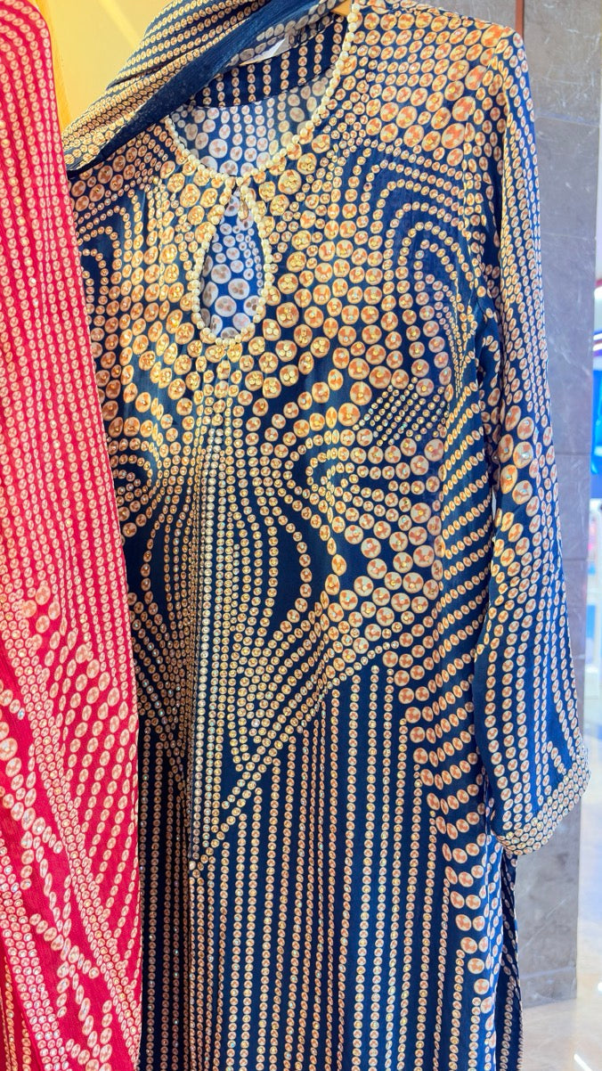 Stitched Garara set