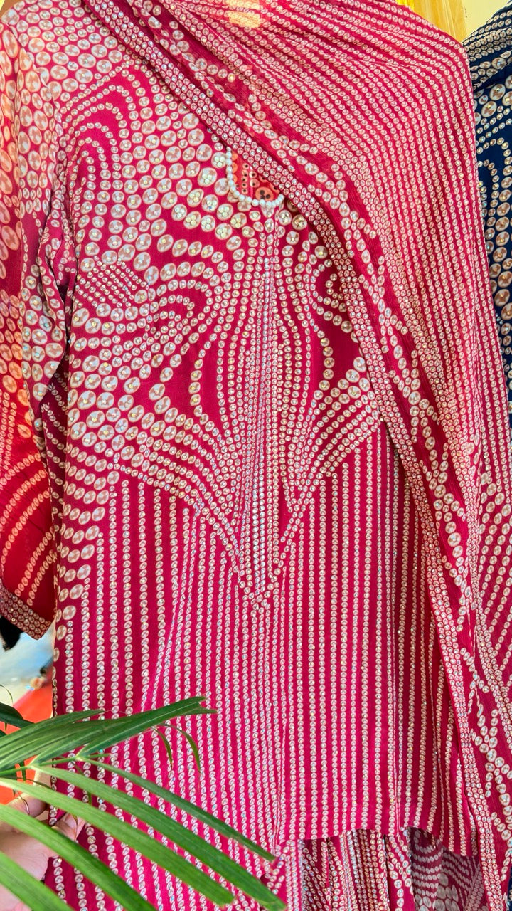 Stitched Garara set