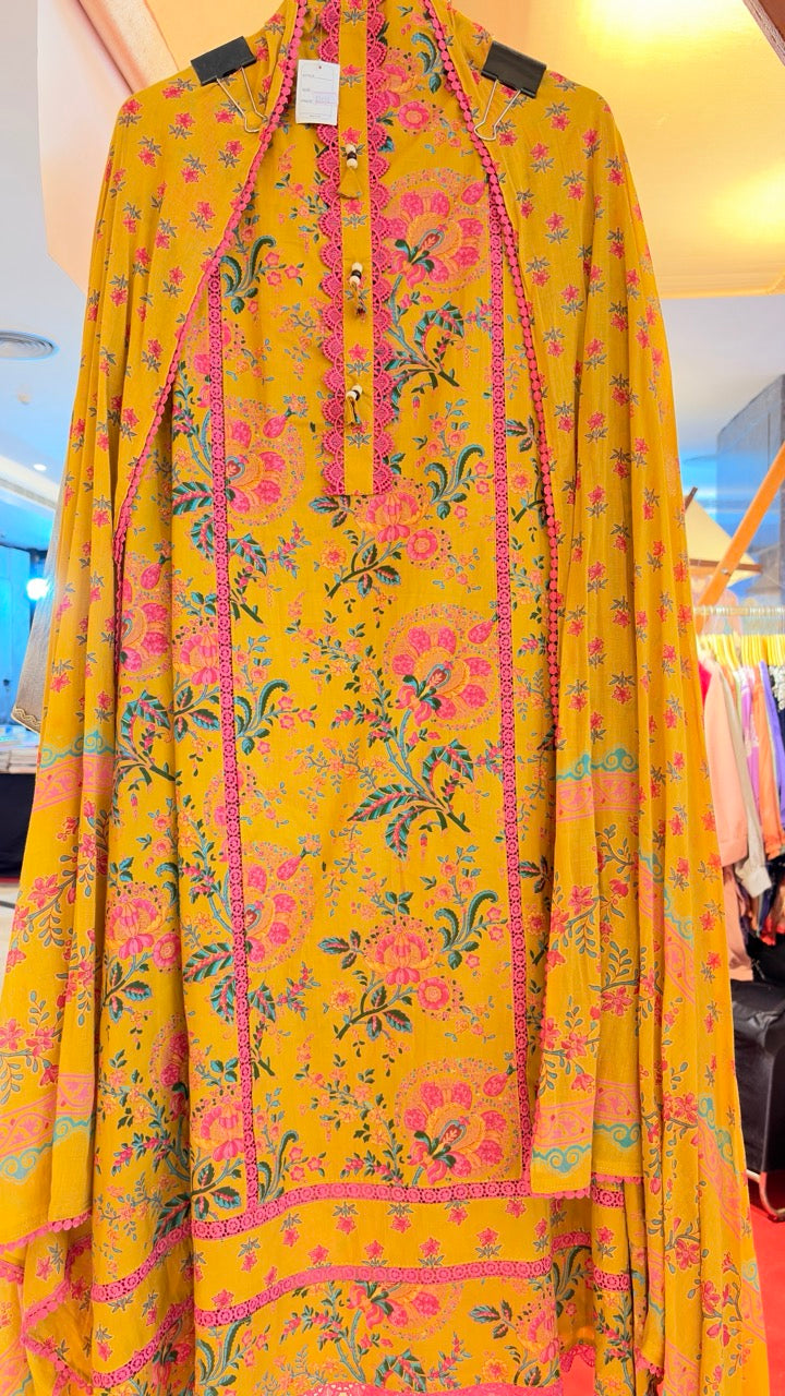Pure Cotton Printed Unstitched suit