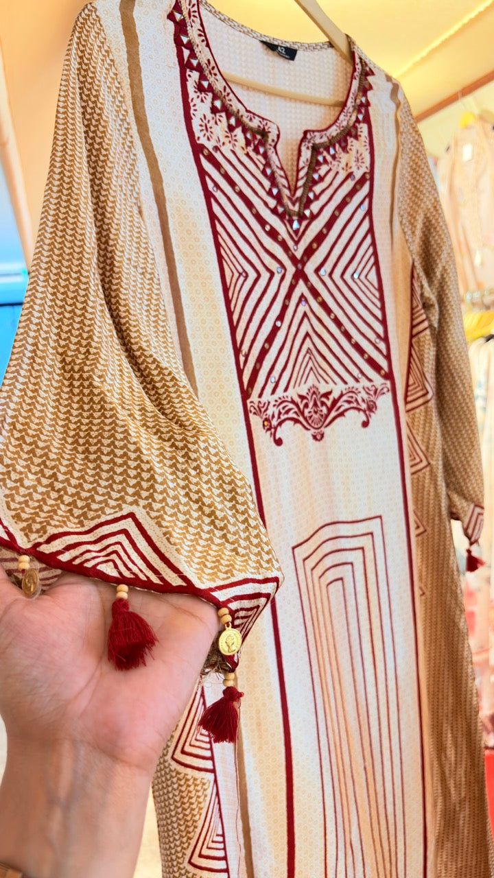 Beautiful Modal Silk Cord set