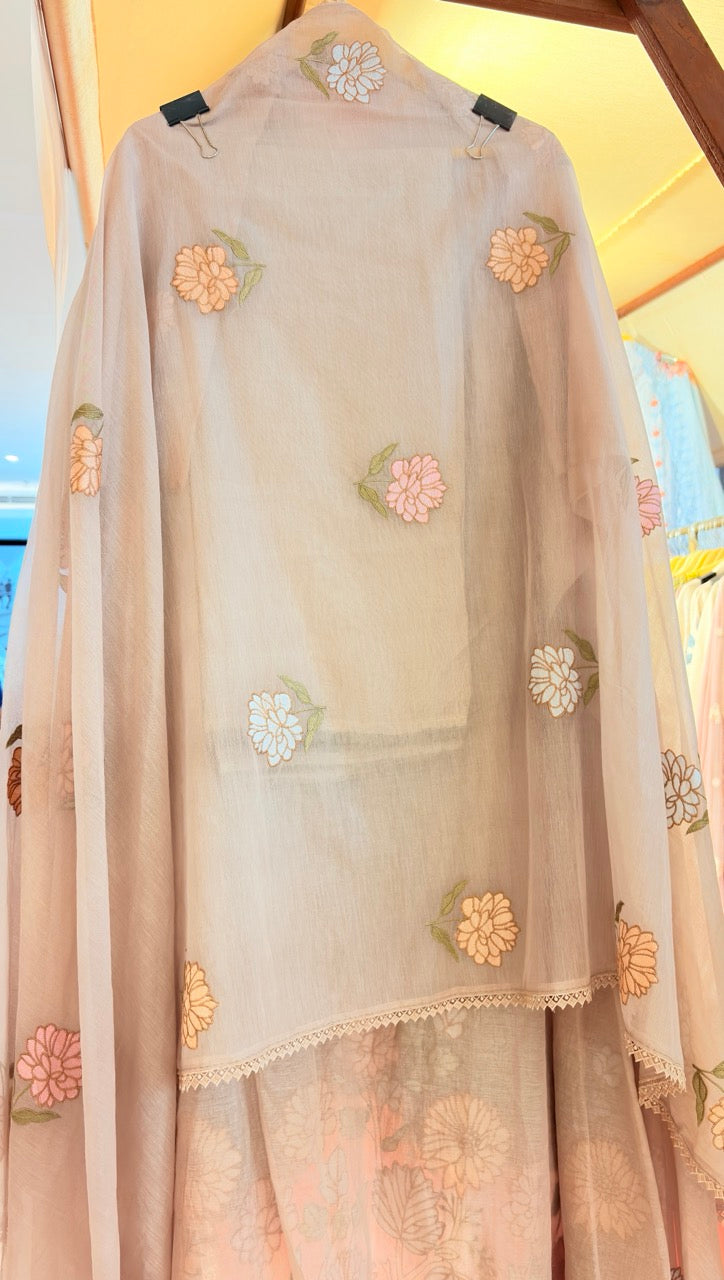 Beautiful Thread embroidered Mul Cotton Suit
