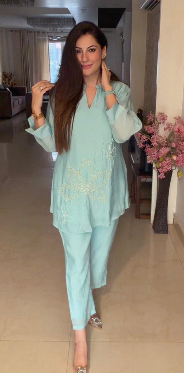 Mul Chanderi coord set