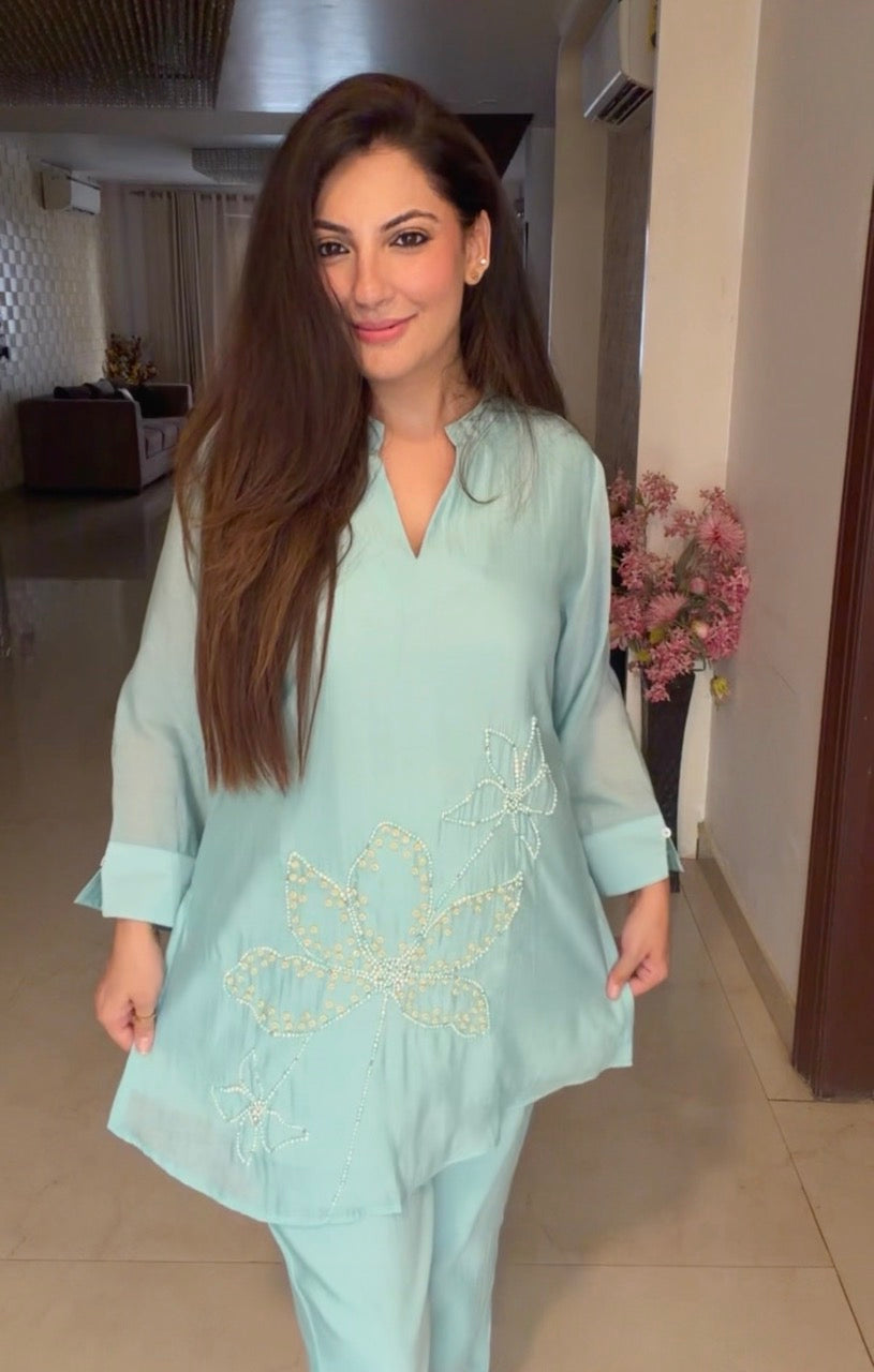 Mul Chanderi coord set