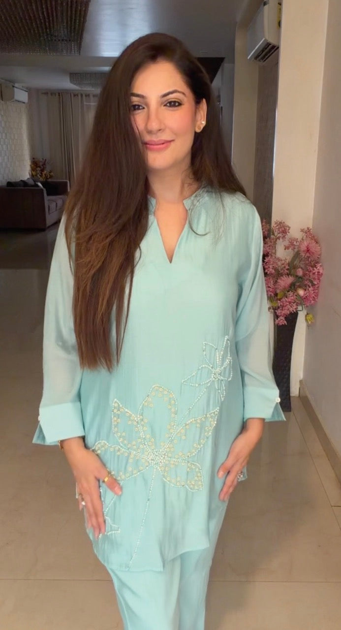 Mul Chanderi coord set