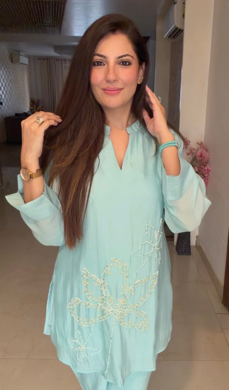 Mul Chanderi coord set