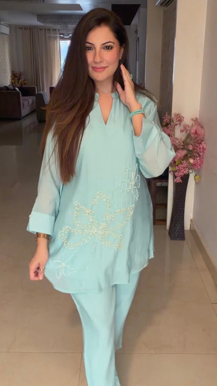 Mul Chanderi coord set