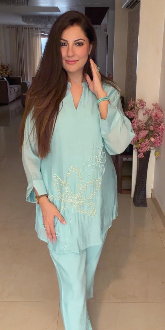 Mul Chanderi coord set