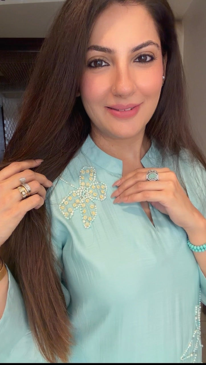 Mul Chanderi coord set