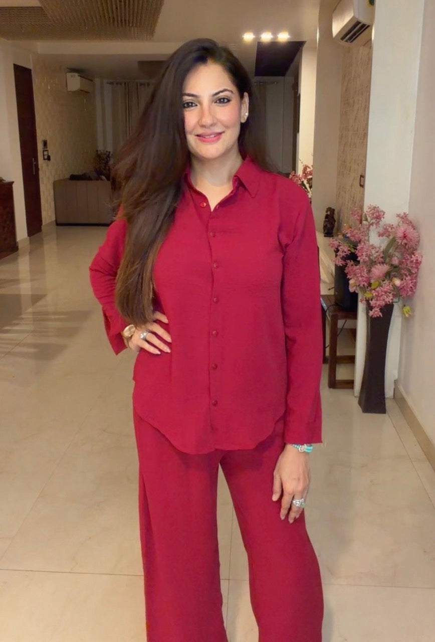 Shirt style Co Ord set