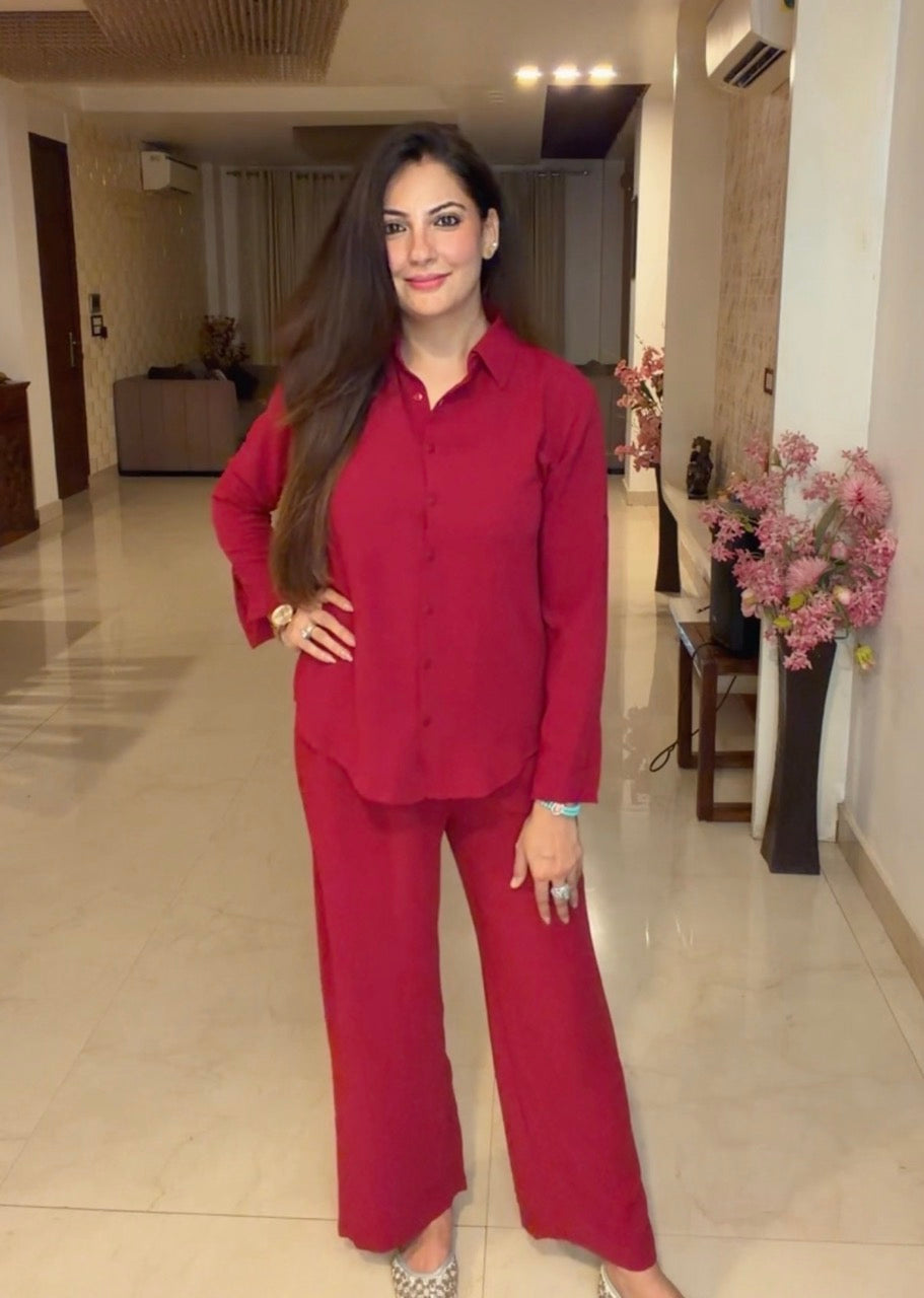 Shirt style Co Ord set