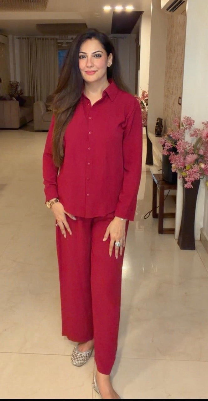 Shirt style Co Ord set