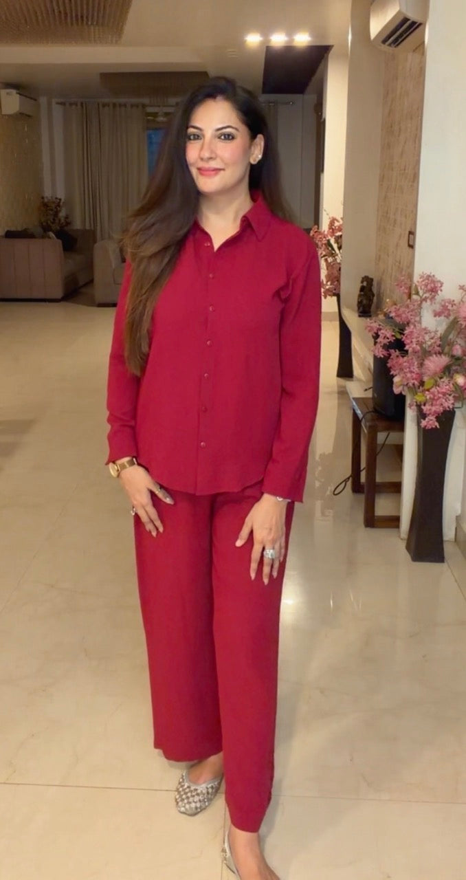 Shirt style Co Ord set