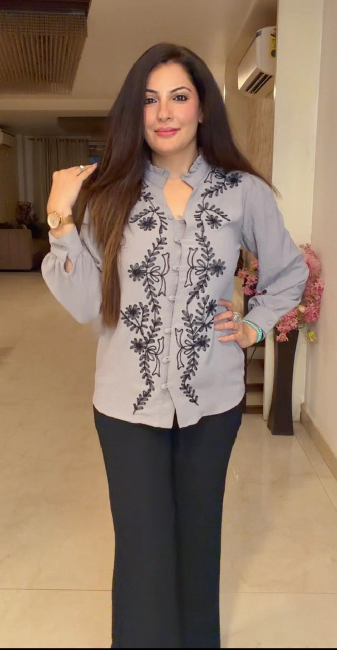 Beautiful embroidered Co Ord set