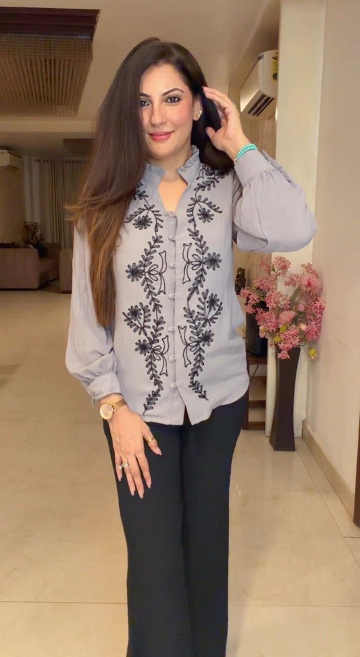 Beautiful embroidered Co Ord set
